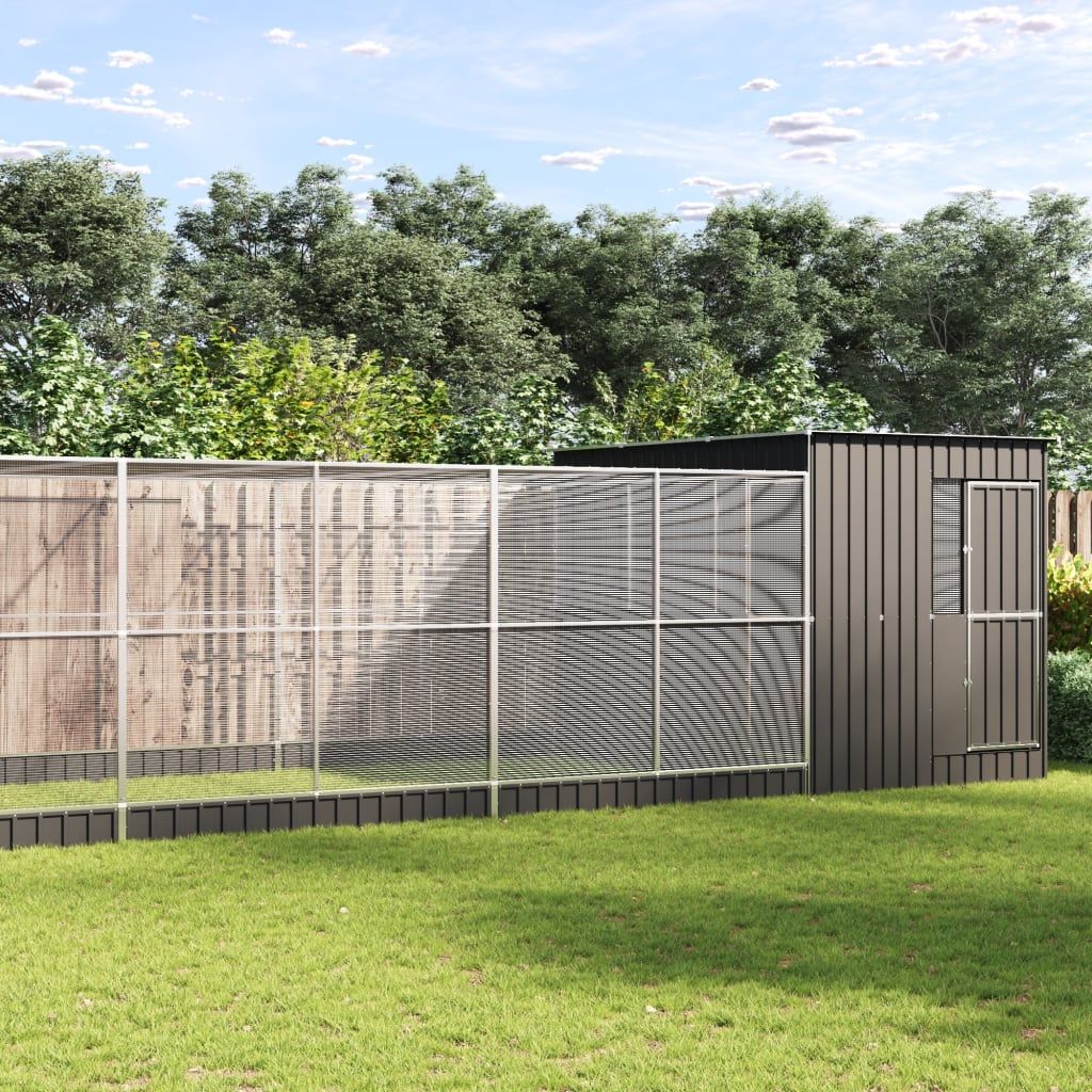 Spacious Galvanized structured Aviary with Extension for Birds
