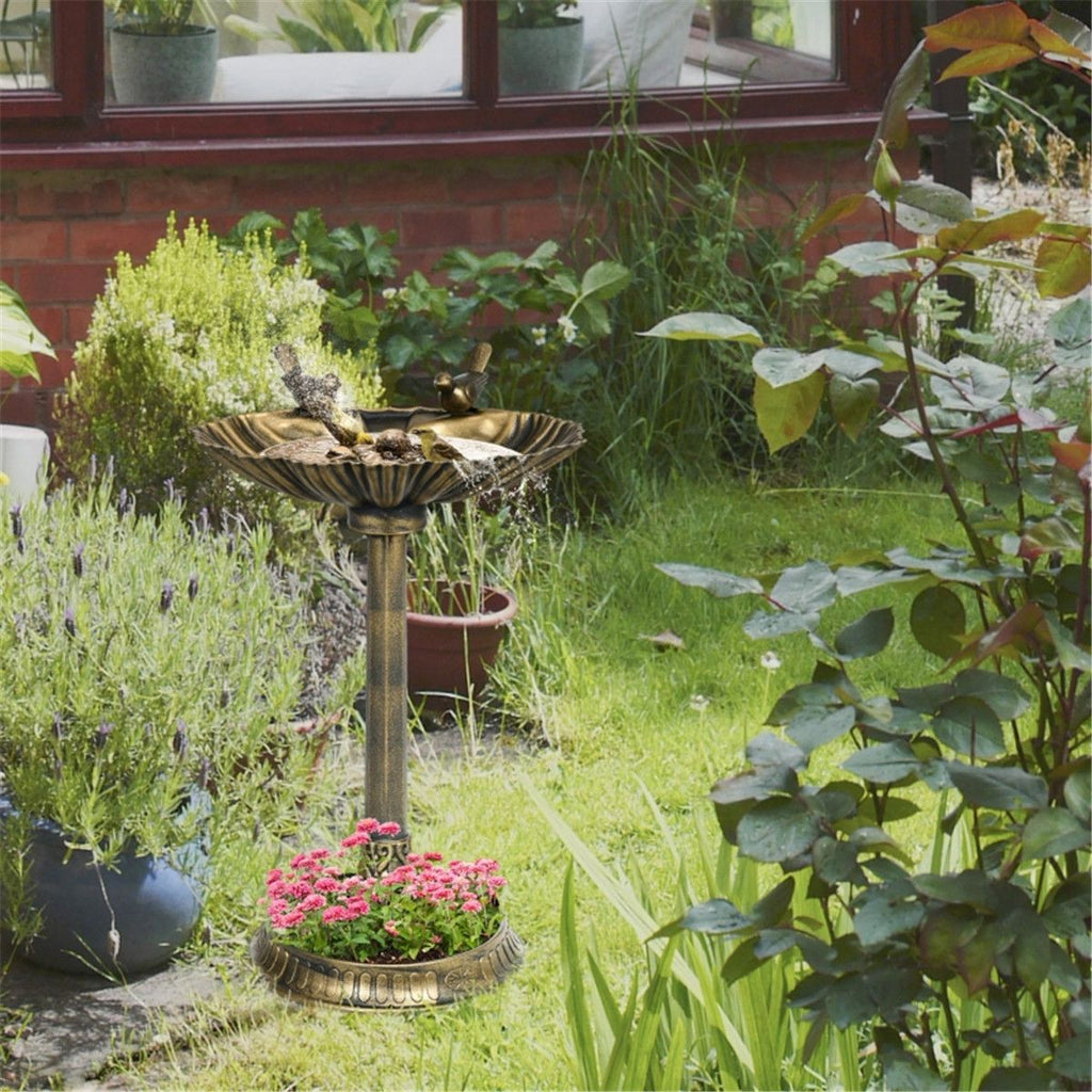 Give Your Feathered Friends a Stylish Place to Bathe and Dine