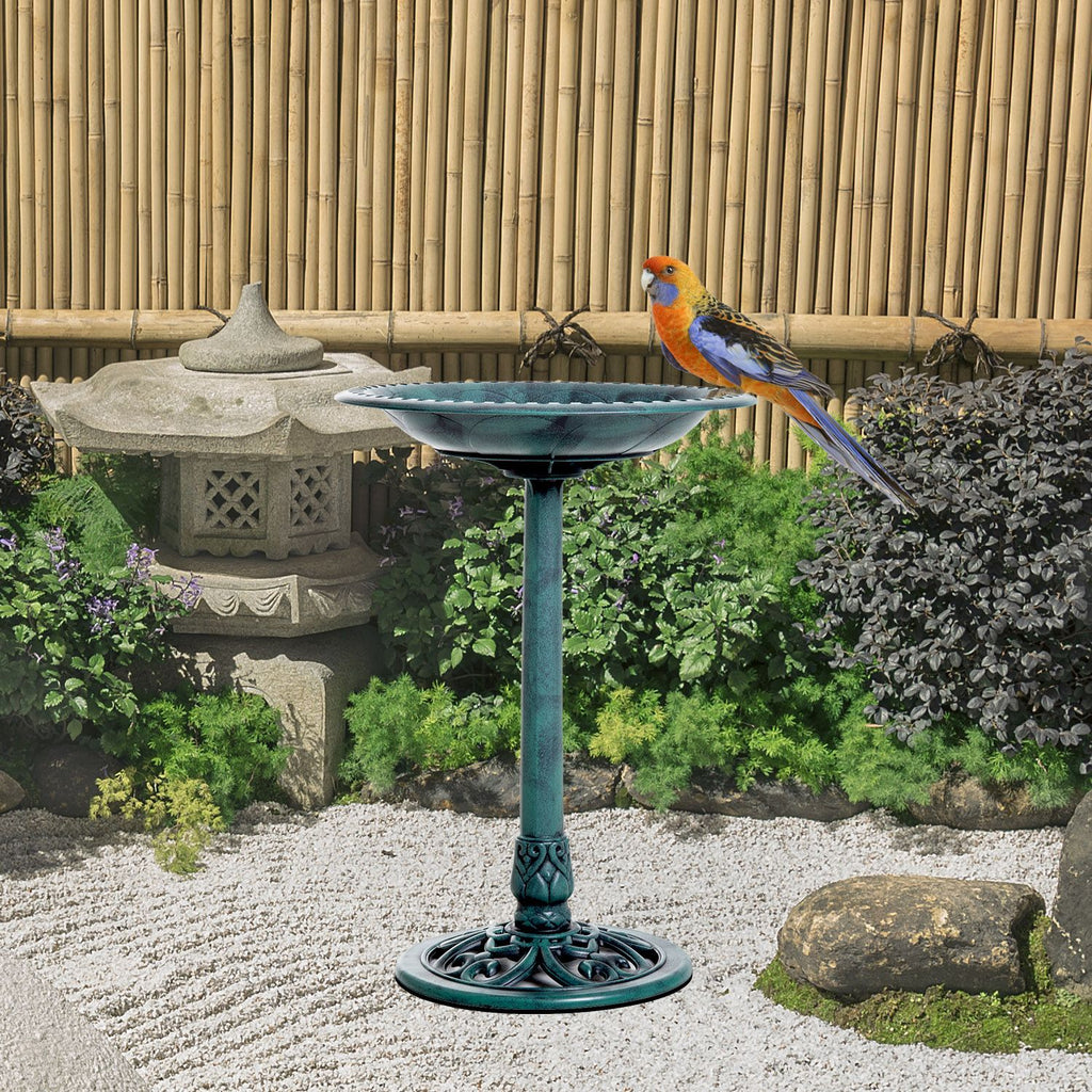 Turn Your Yard into a Bird Haven with This Elegant Bird Bath & Feeder Bowl