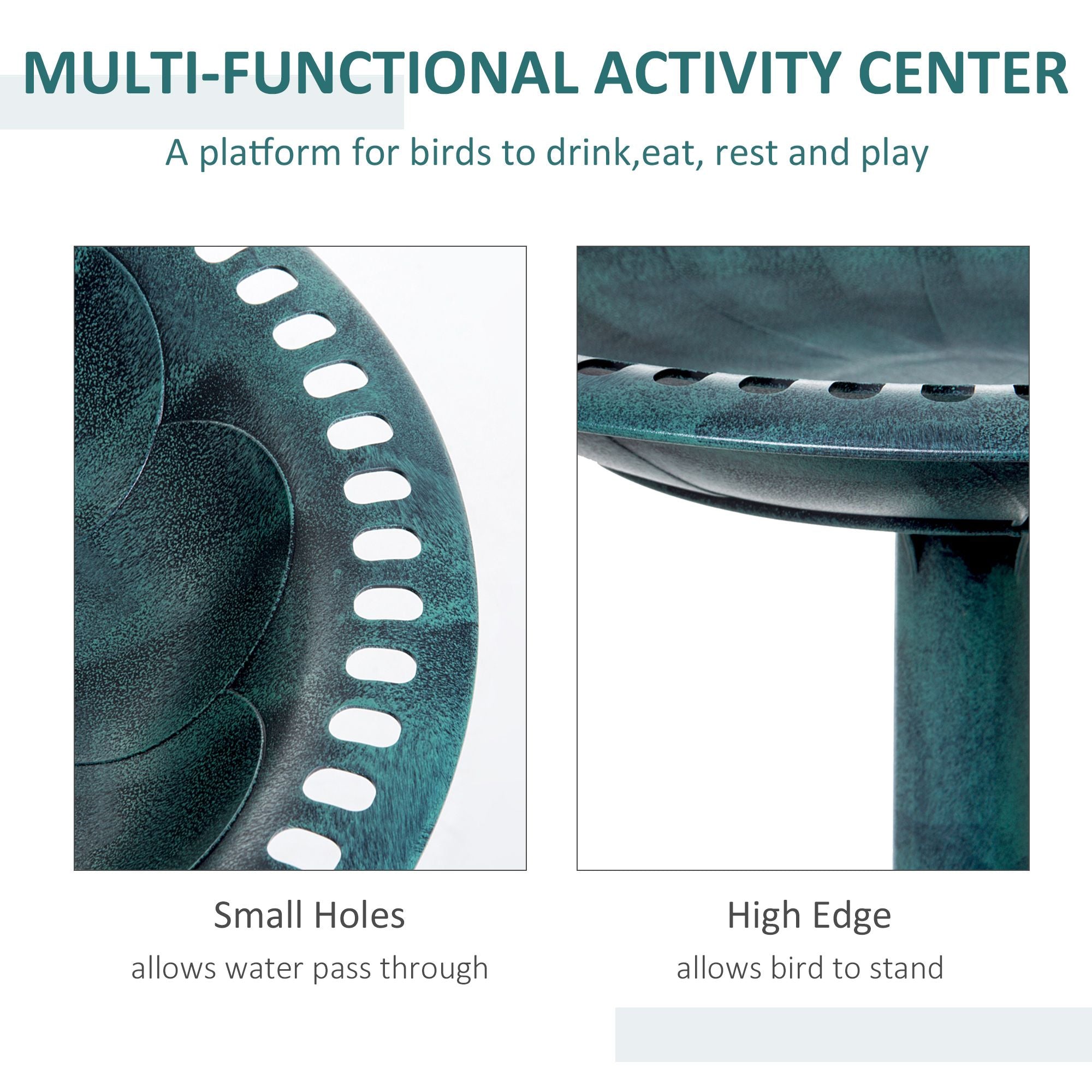 Turn Your Yard into a Bird Haven with This Elegant Bird Bath & Feeder Bowl