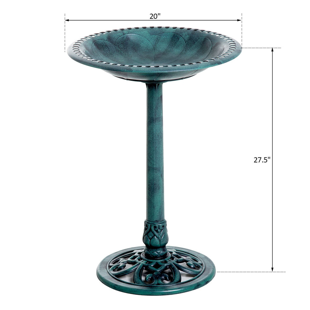 Turn Your Yard into a Bird Haven with This Elegant Bird Bath & Feeder Bowl