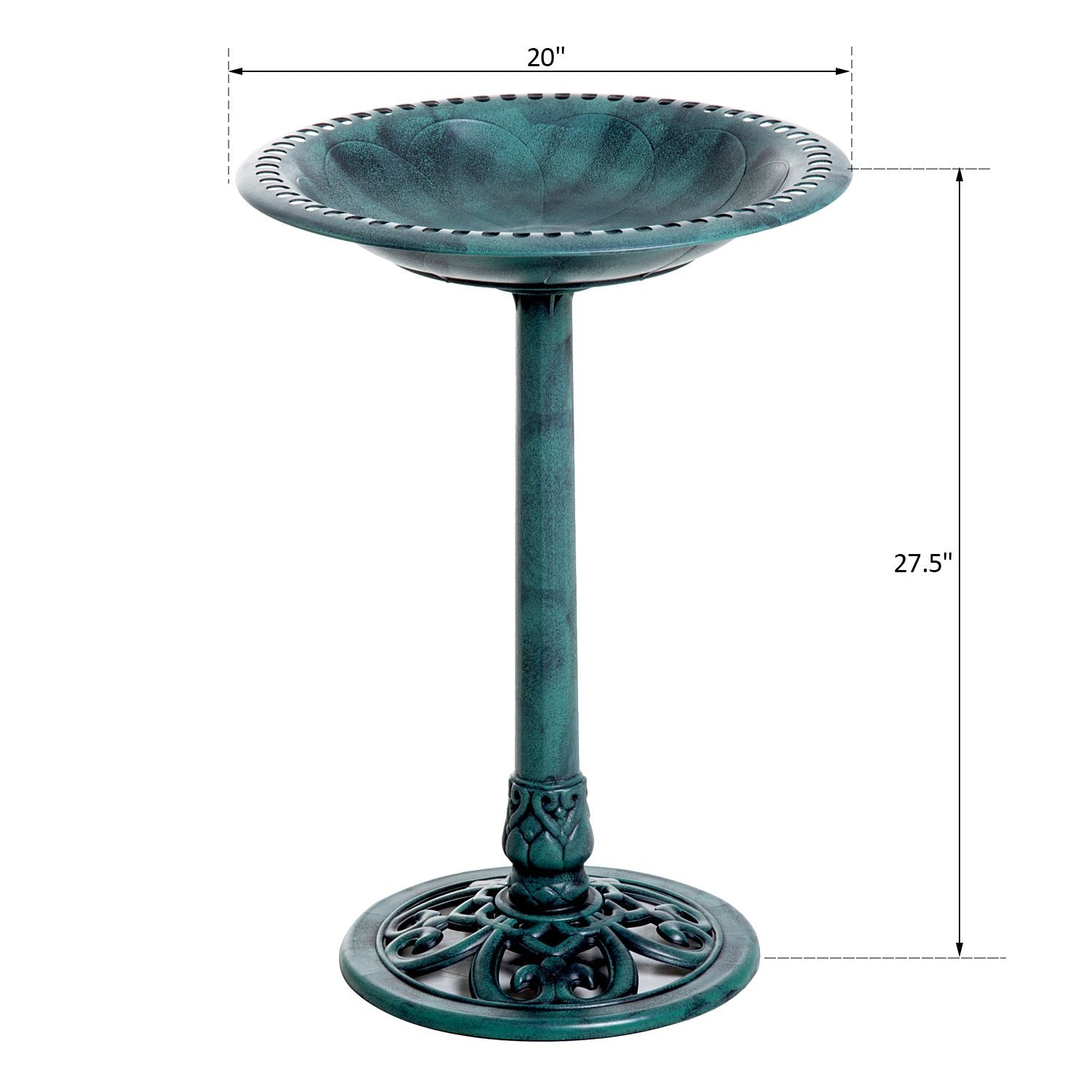 Turn Your Yard into a Bird Haven with This Elegant Bird Bath & Feeder Bowl