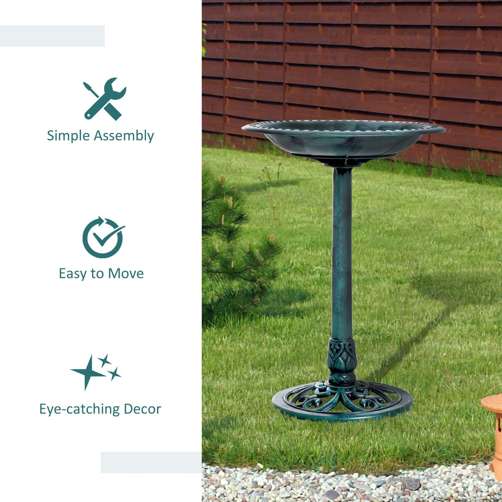 Turn Your Yard into a Bird Haven with This Elegant Bird Bath & Feeder Bowl