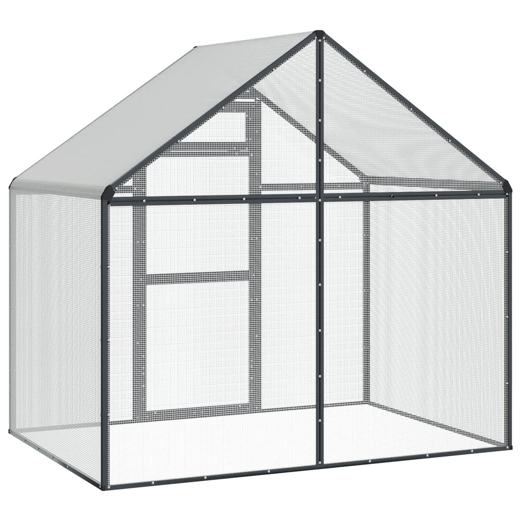 Bird Cage Anthracite 71.46 x 43.50 x 68.31 in Welded Wire Mesh