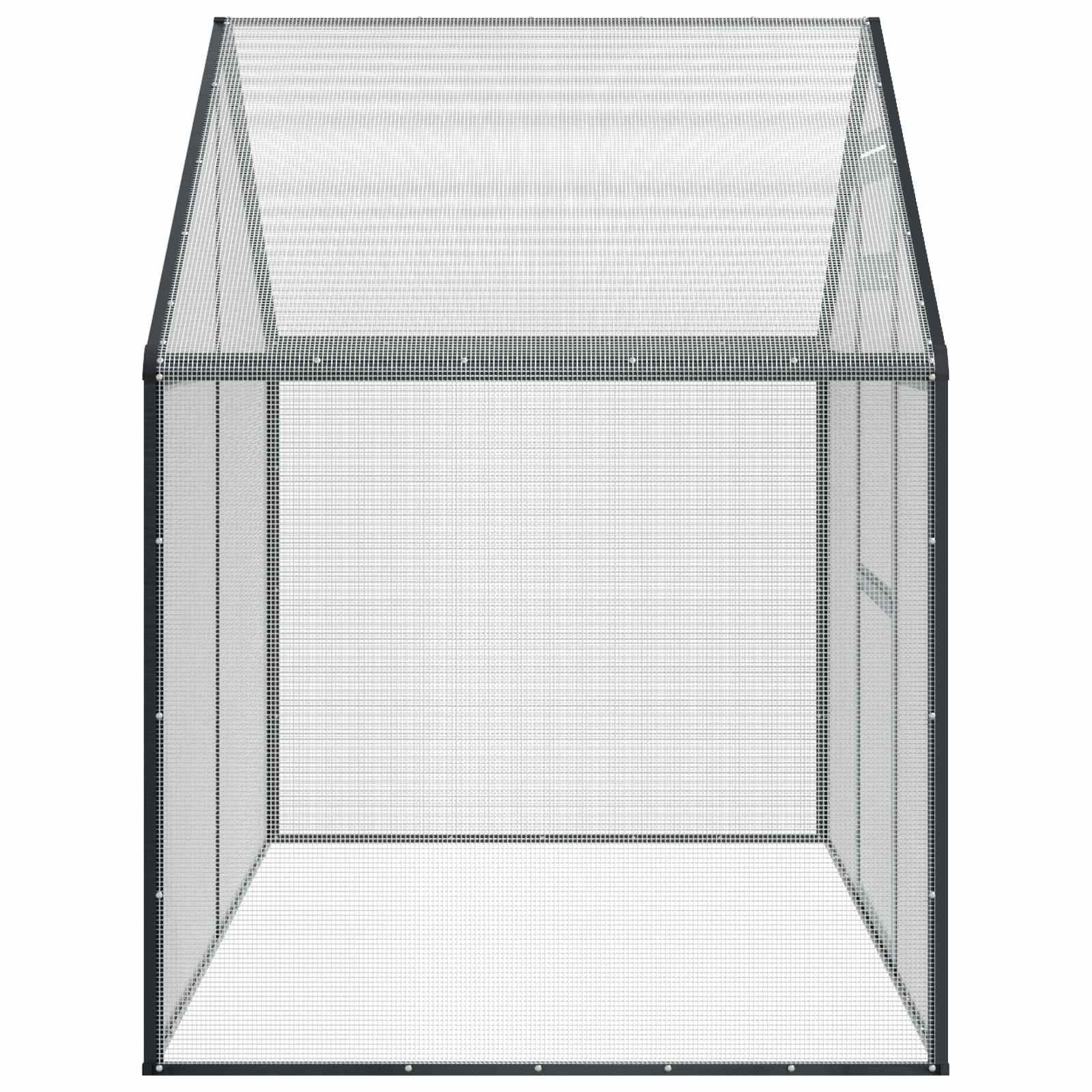 Bird Cage Anthracite 71.46 x 43.50 x 68.31 in Welded Wire Mesh