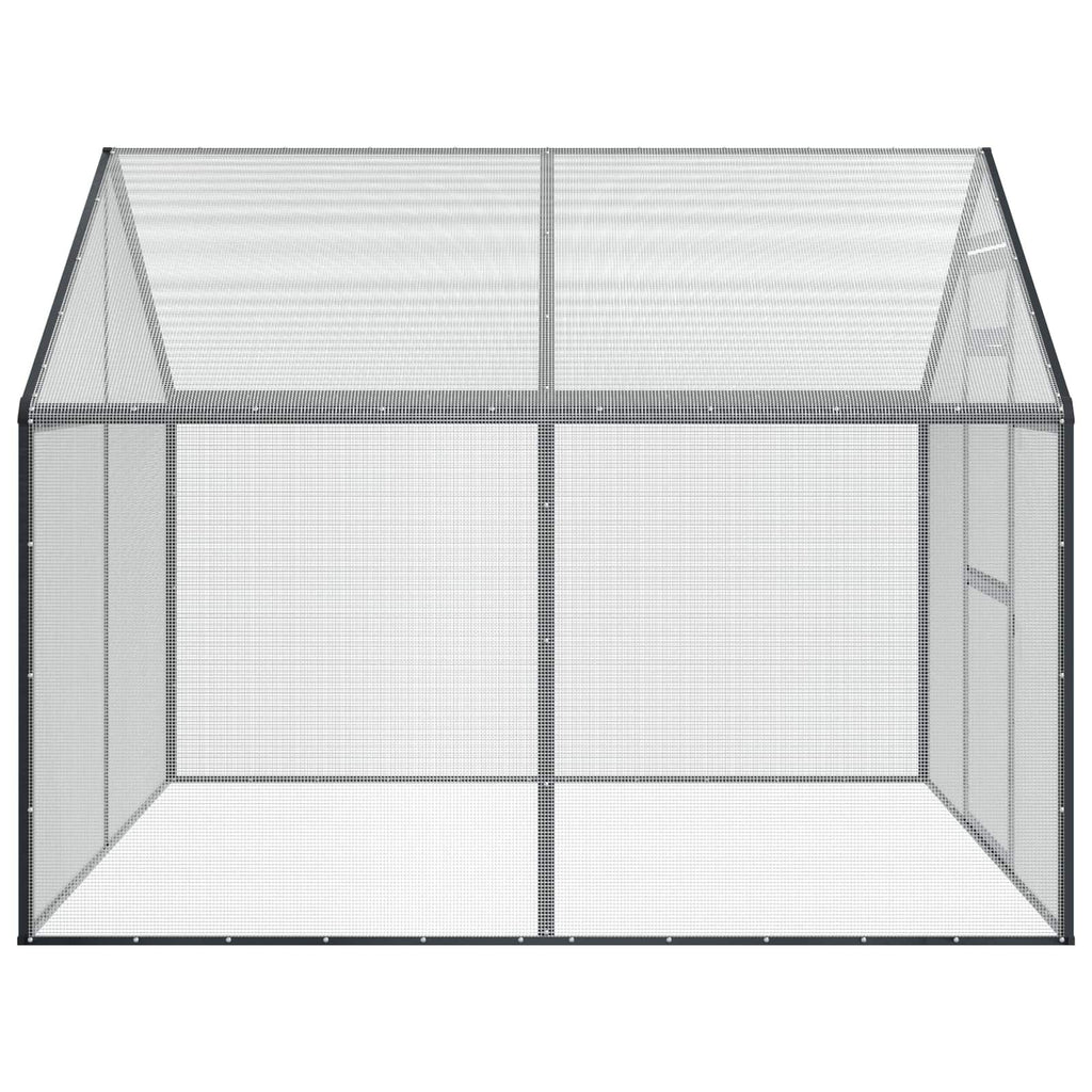 Bird Cage Anthracite 71.46 x 87.01 x 68.31 in Welded Wire Mesh