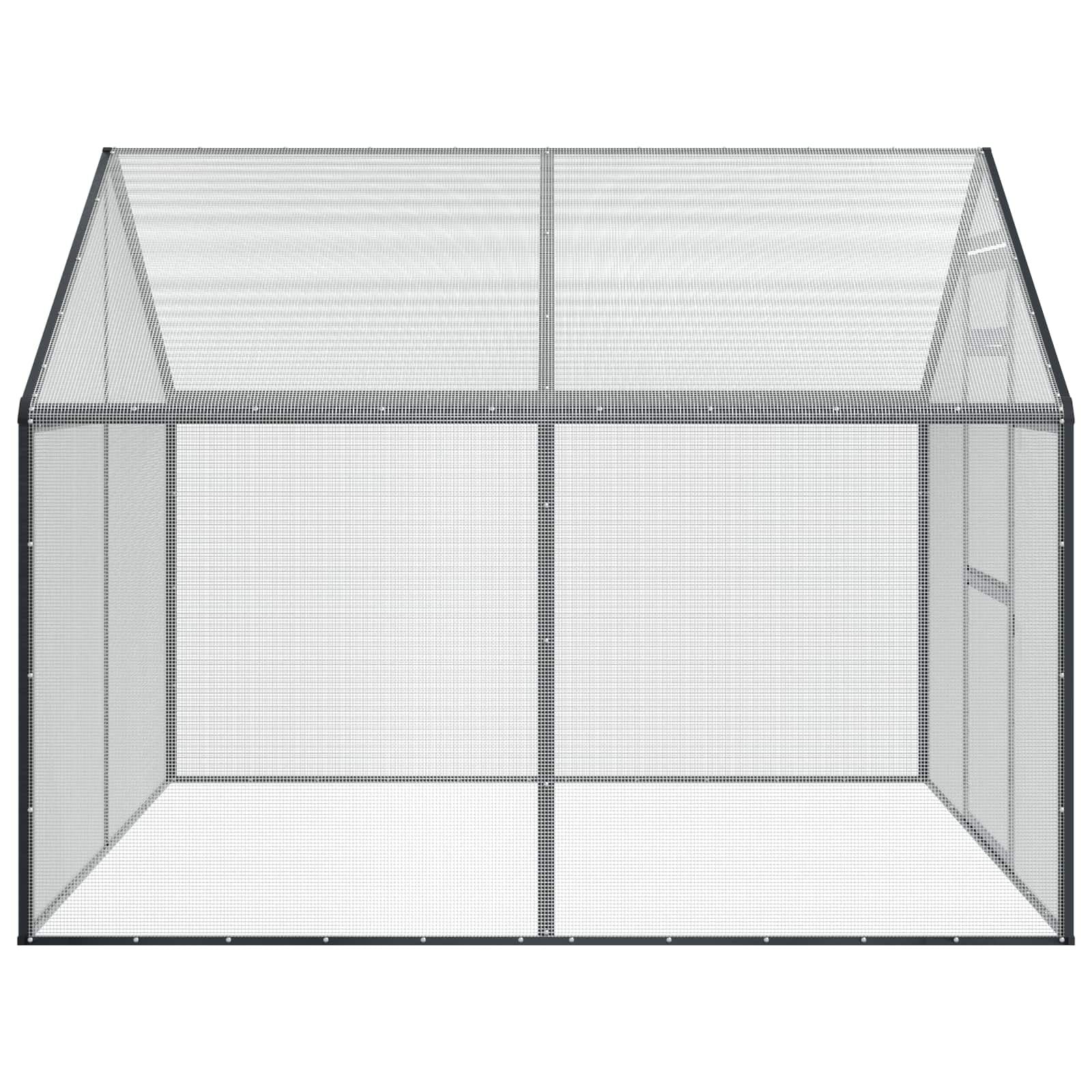 Bird Cage Anthracite 71.46 x 87.01 x 68.31 in Welded Wire Mesh