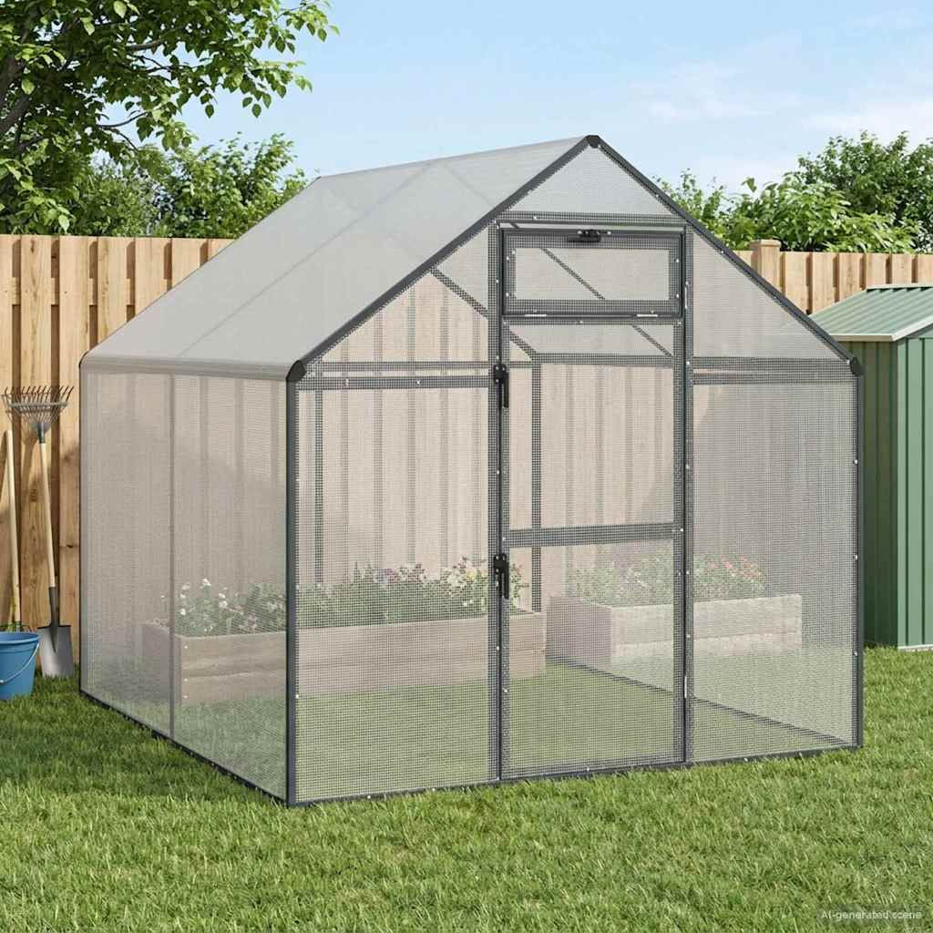 Bird Cage Anthracite 71.46 x 87.01 x 68.31 in Welded Wire Mesh