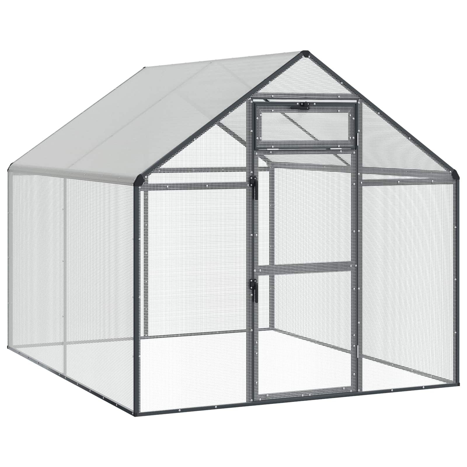 Bird Cage Anthracite 71.46 x 87.01 x 68.31 in Welded Wire Mesh