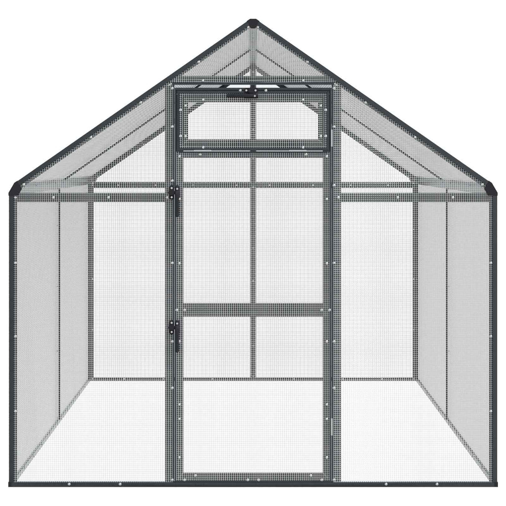Bird Cage Anthracite 71.46 x 87.01 x 68.31 in Welded Wire Mesh
