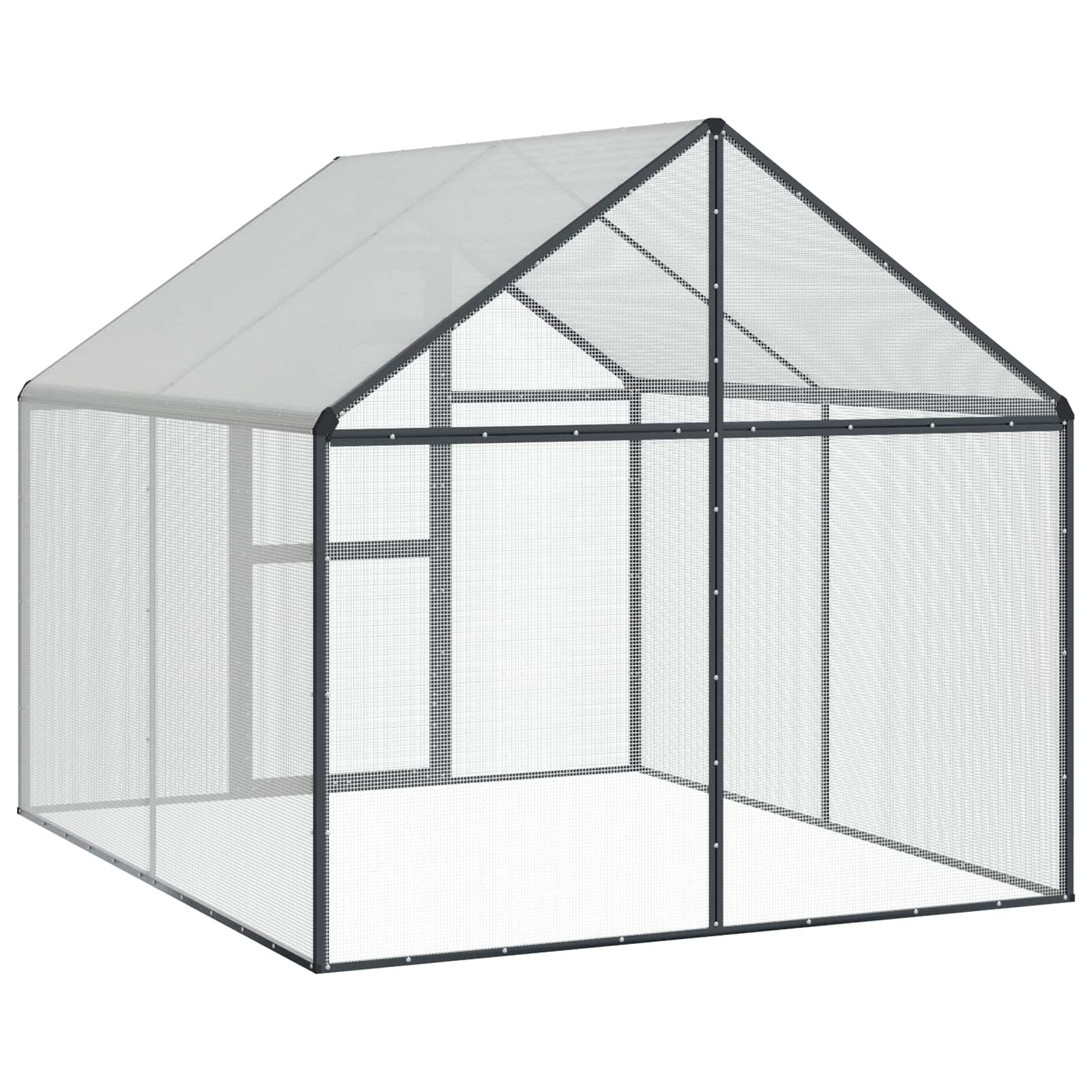 Bird Cage Anthracite 71.46 x 87.01 x 68.31 in Welded Wire Mesh