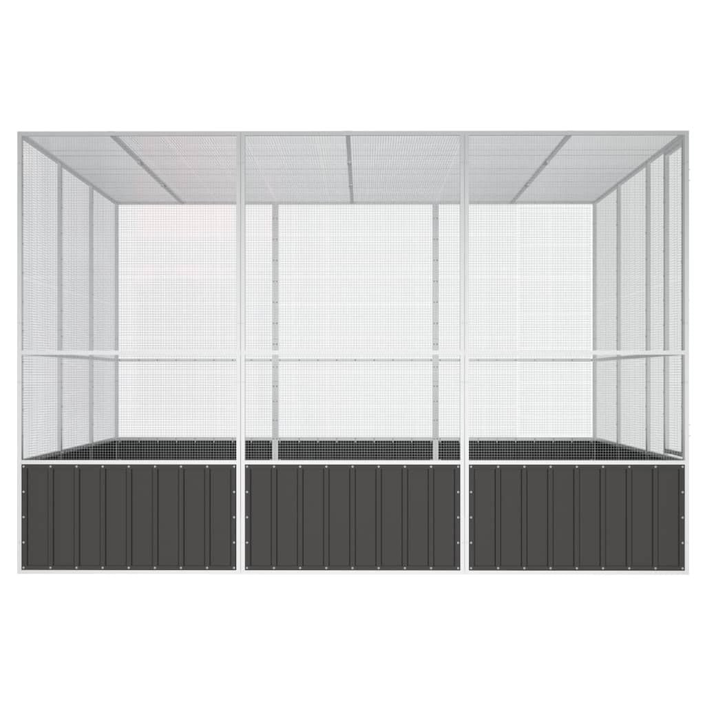 Large Outdoor Bird Cage – Galvanized structured with Anthracite Finish