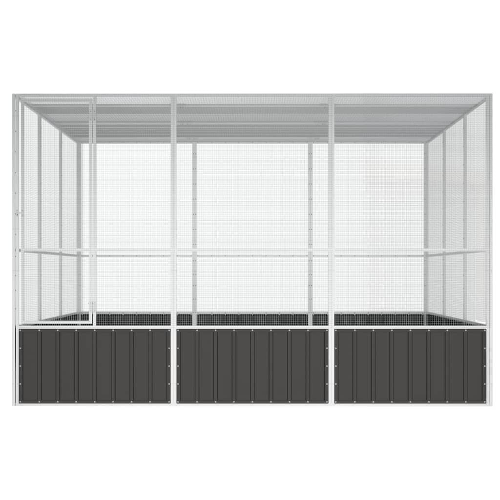 Large Outdoor Bird Cage – Galvanized structured with Anthracite Finish
