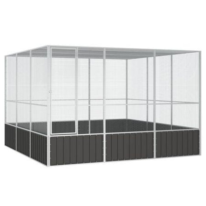 Large Outdoor Bird Cage – Galvanized structured with Anthracite Finish