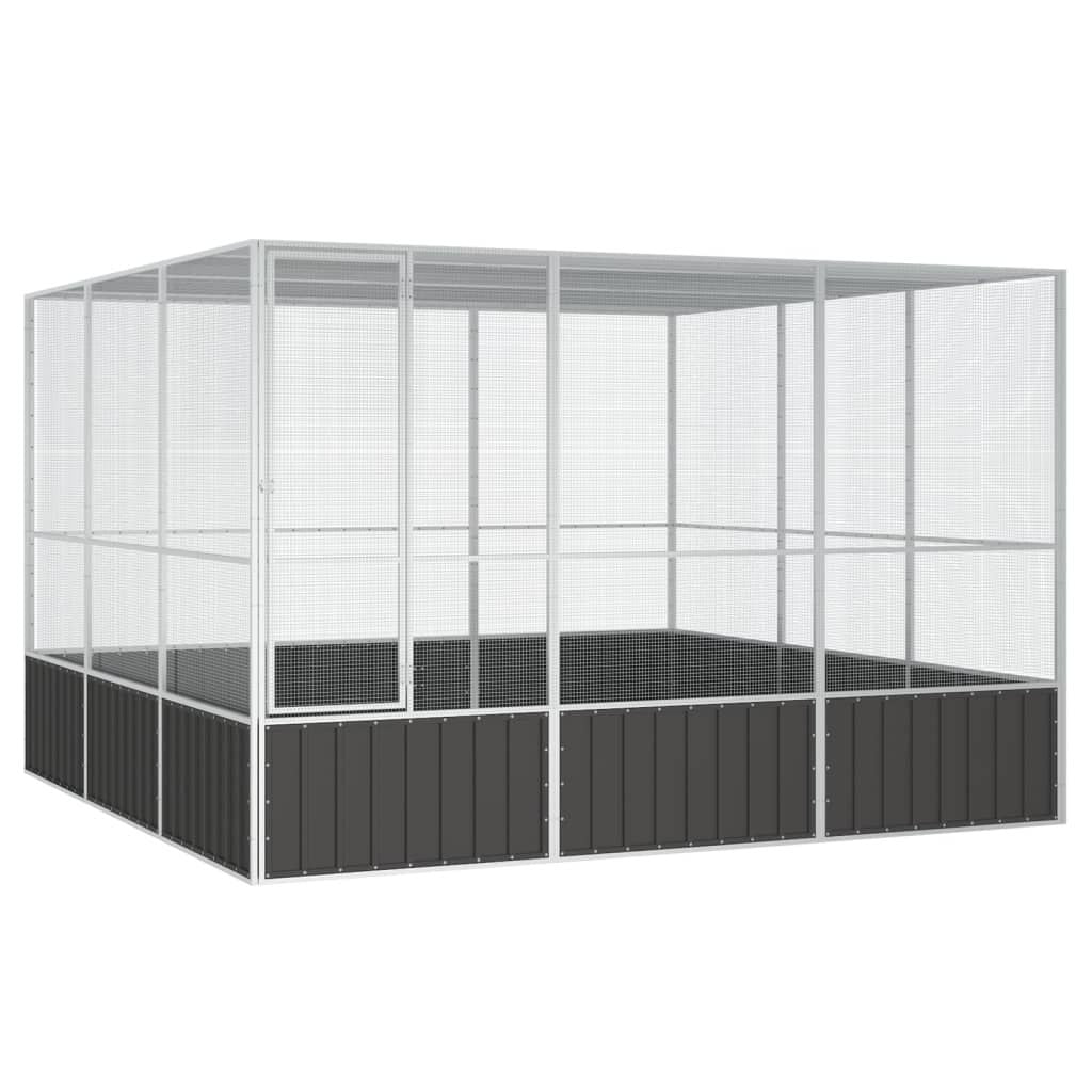 Large Outdoor Bird Cage – Galvanized structured with Anthracite Finish