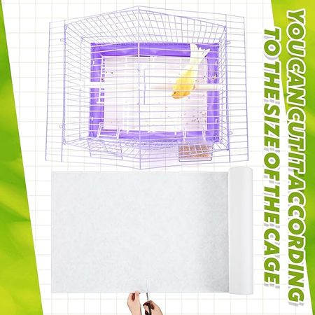 Absorbent Disposable Bird Cage Liners for a Dry, Hygienic Cage