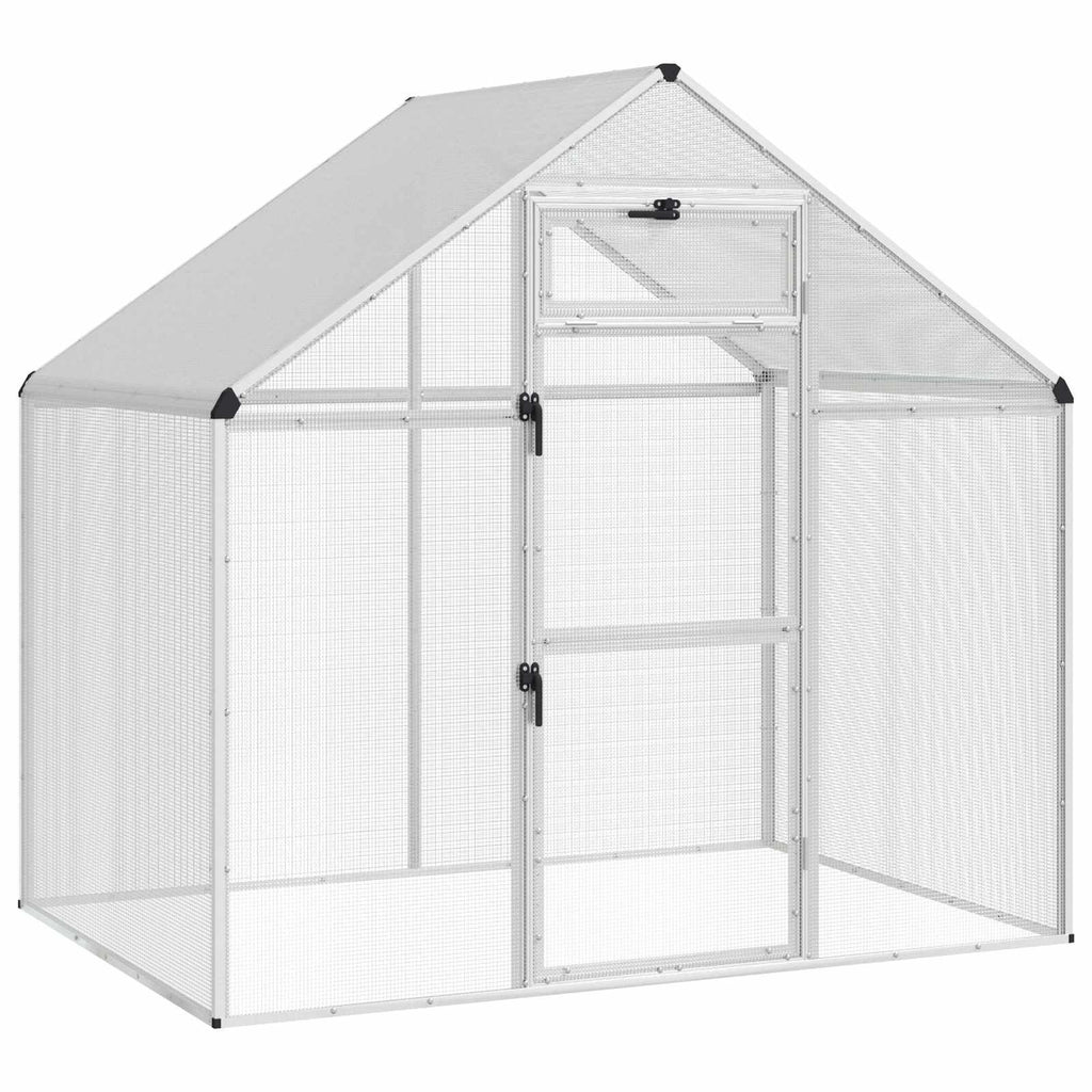 Weatherproof Outdoor Bird Cage with Secure Lock and Viewing Window