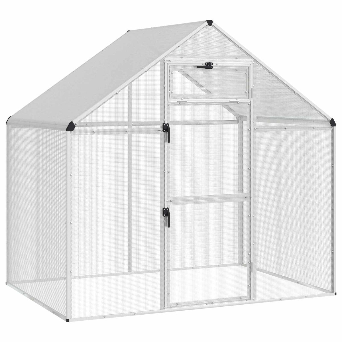 Weatherproof Outdoor Bird Cage with Secure Lock and Viewing Window