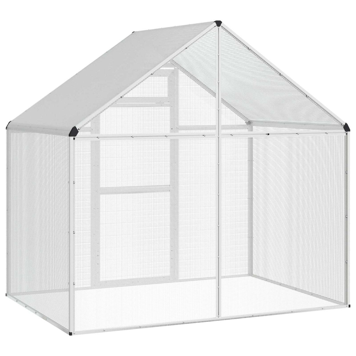 Weatherproof Outdoor Bird Cage with Secure Lock and Viewing Window