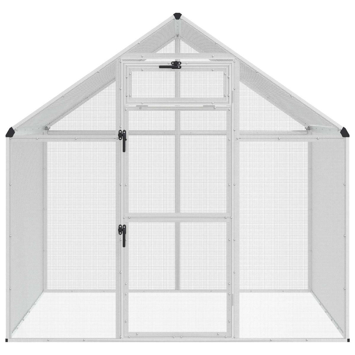 Weatherproof Outdoor Bird Cage with Secure Lock and Viewing Window