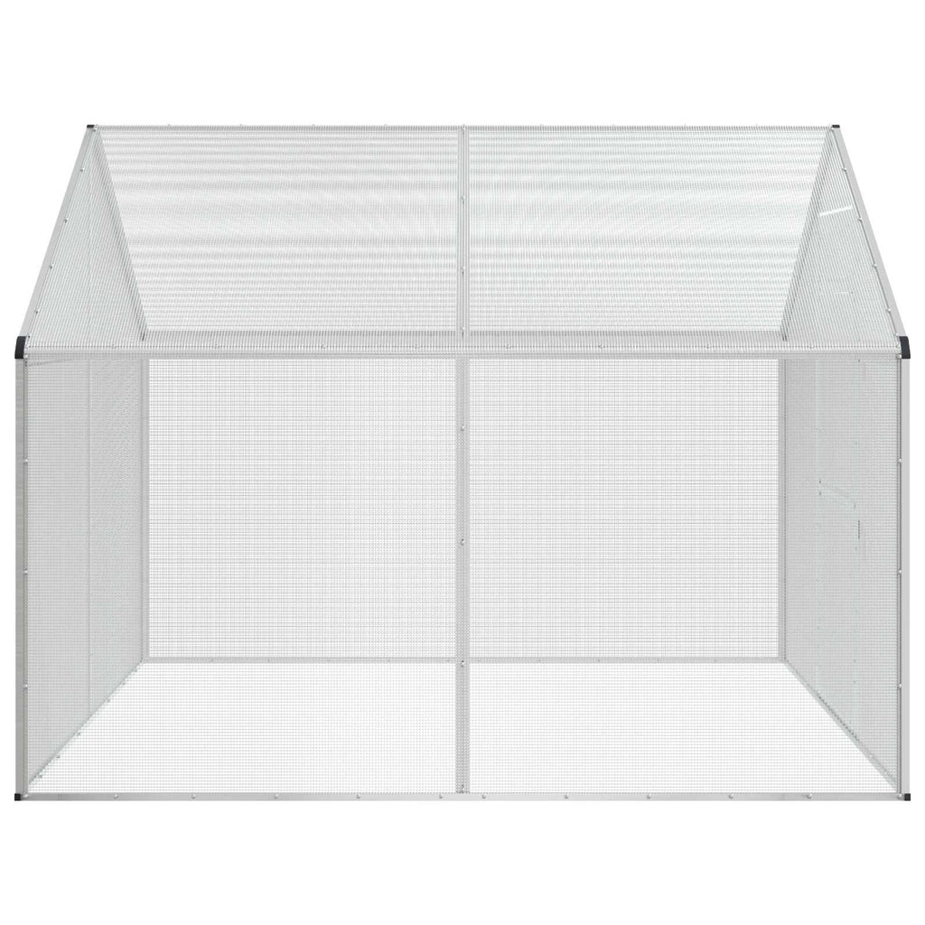 Bird Cage Silver 71.46 x 87.01 x 68.31 in Welded Wire Mesh