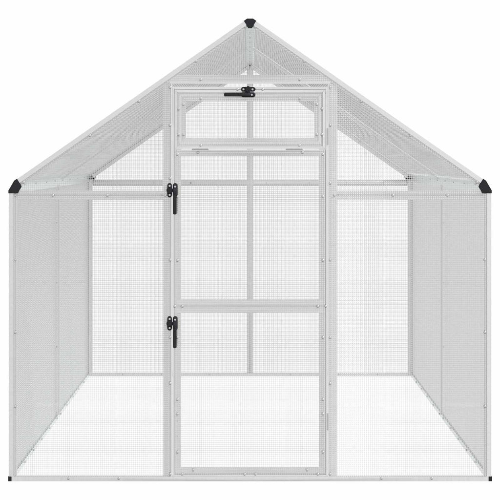 Bird Cage Silver 71.46 x 87.01 x 68.31 in Welded Wire Mesh