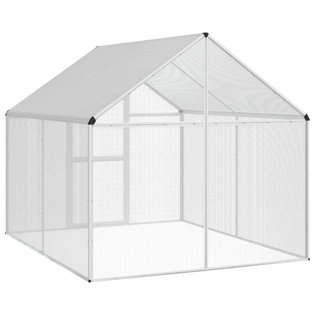 Bird Cage Silver 71.46 x 87.01 x 68.31 in Welded Wire Mesh