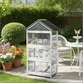 Spacious Bird Cage Starter Kit with Detachable Rolling Stand