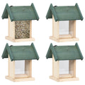 Welcome Feathered Friends with a Classic Wooden Bird Feeder Set