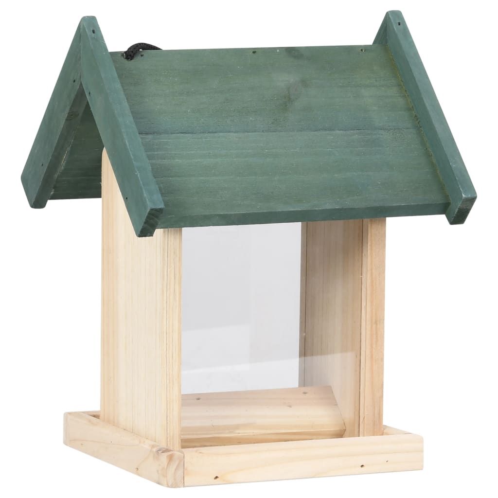 Welcome Feathered Friends with a Classic Wooden Bird Feeder Set