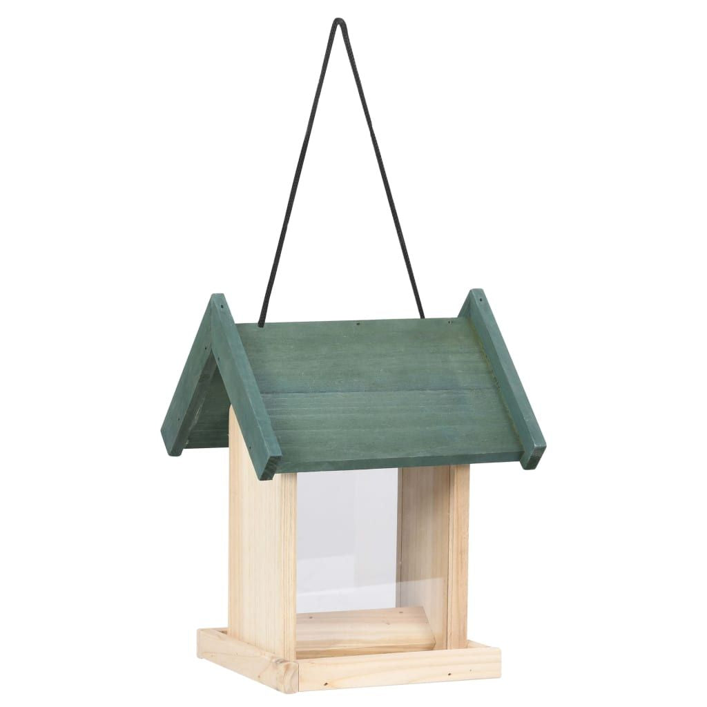 Welcome Feathered Friends with a Classic Wooden Bird Feeder Set