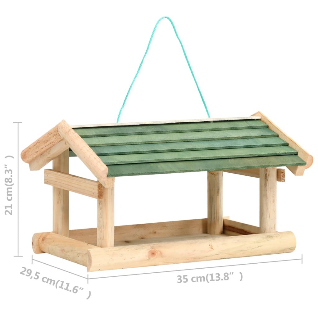 Invite Feathered Friends with This Charming Wooden Bird Feeder