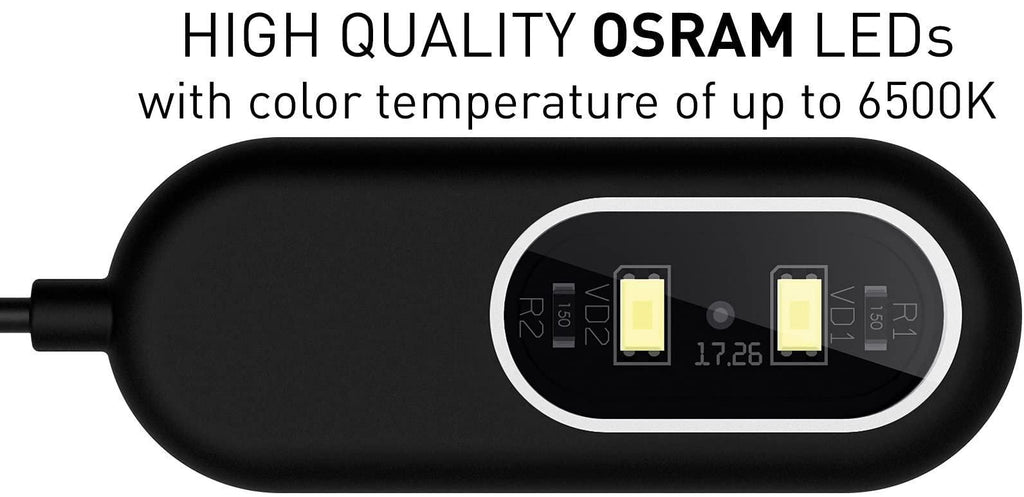 Flexible Clip-On LED Aquarium Light for Nano Freshwater Tanks