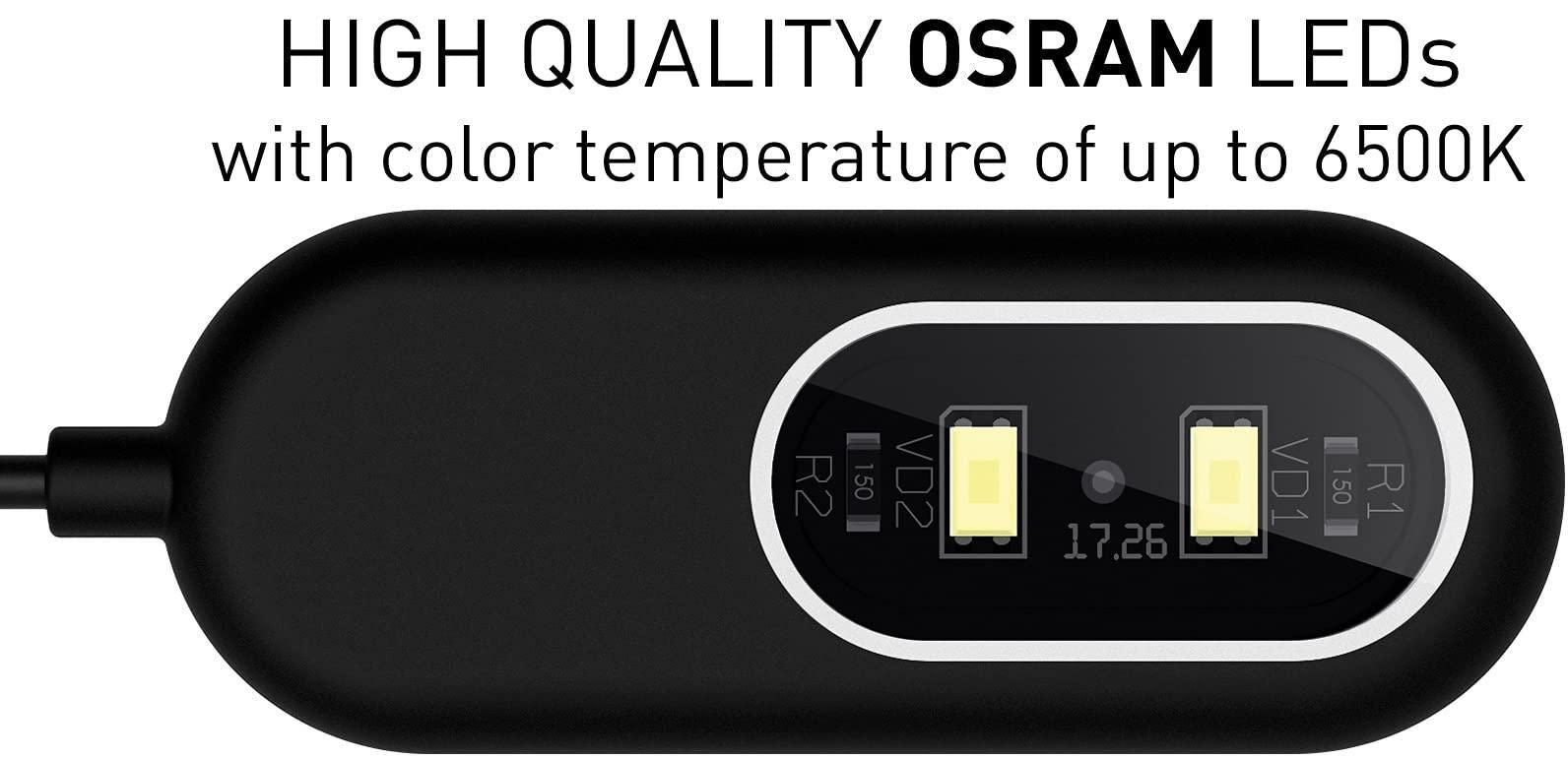 Flexible Clip-On LED Aquarium Light for Nano Freshwater Tanks