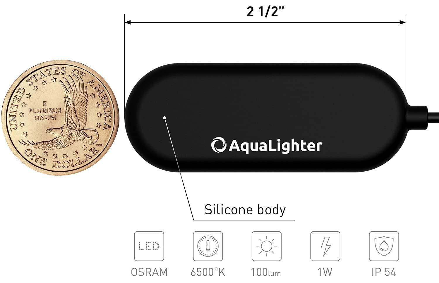 Flexible Clip-On LED Aquarium Light for Nano Freshwater Tanks