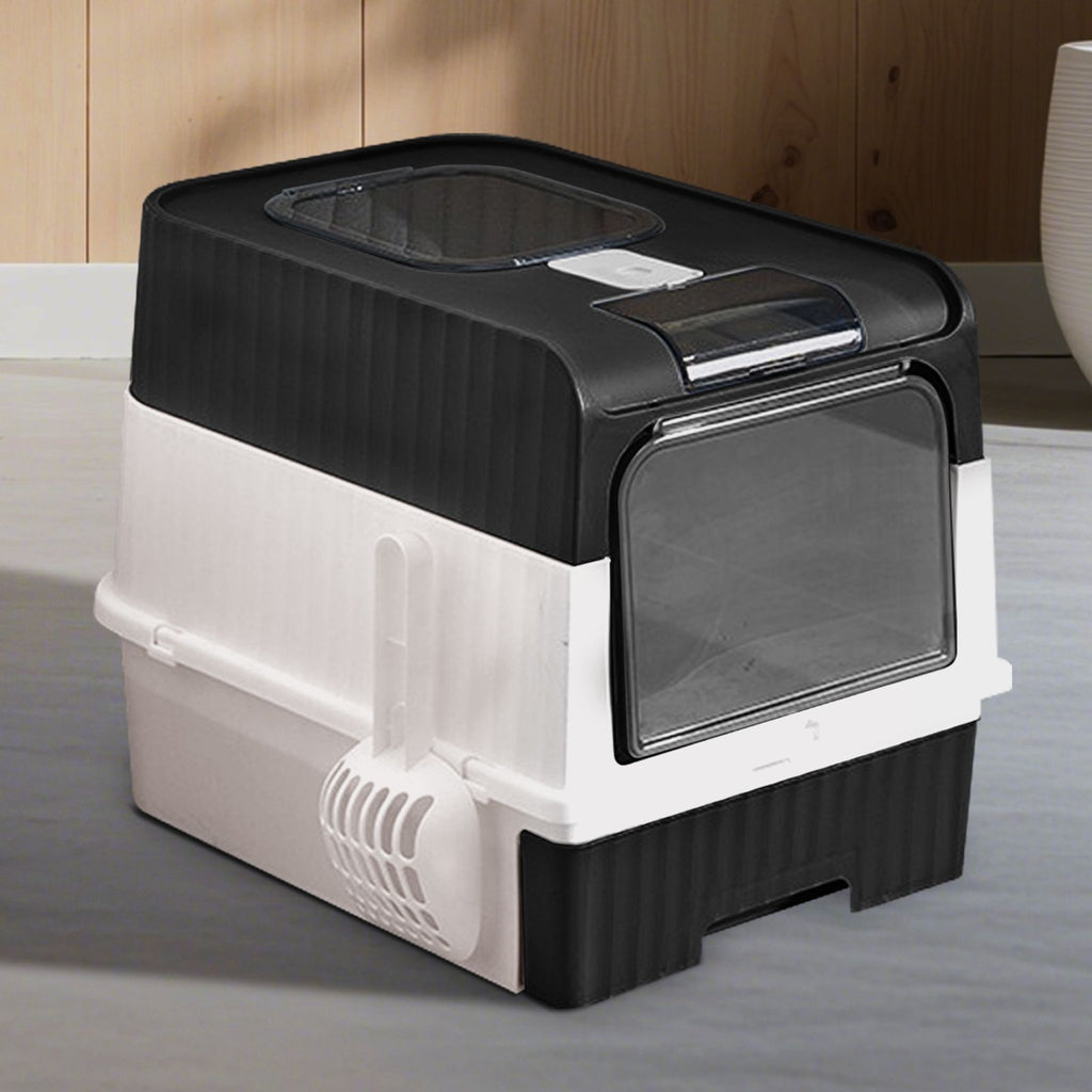 Magic Cube Intelligent Cat Litter Box – Open Design for Easy Access