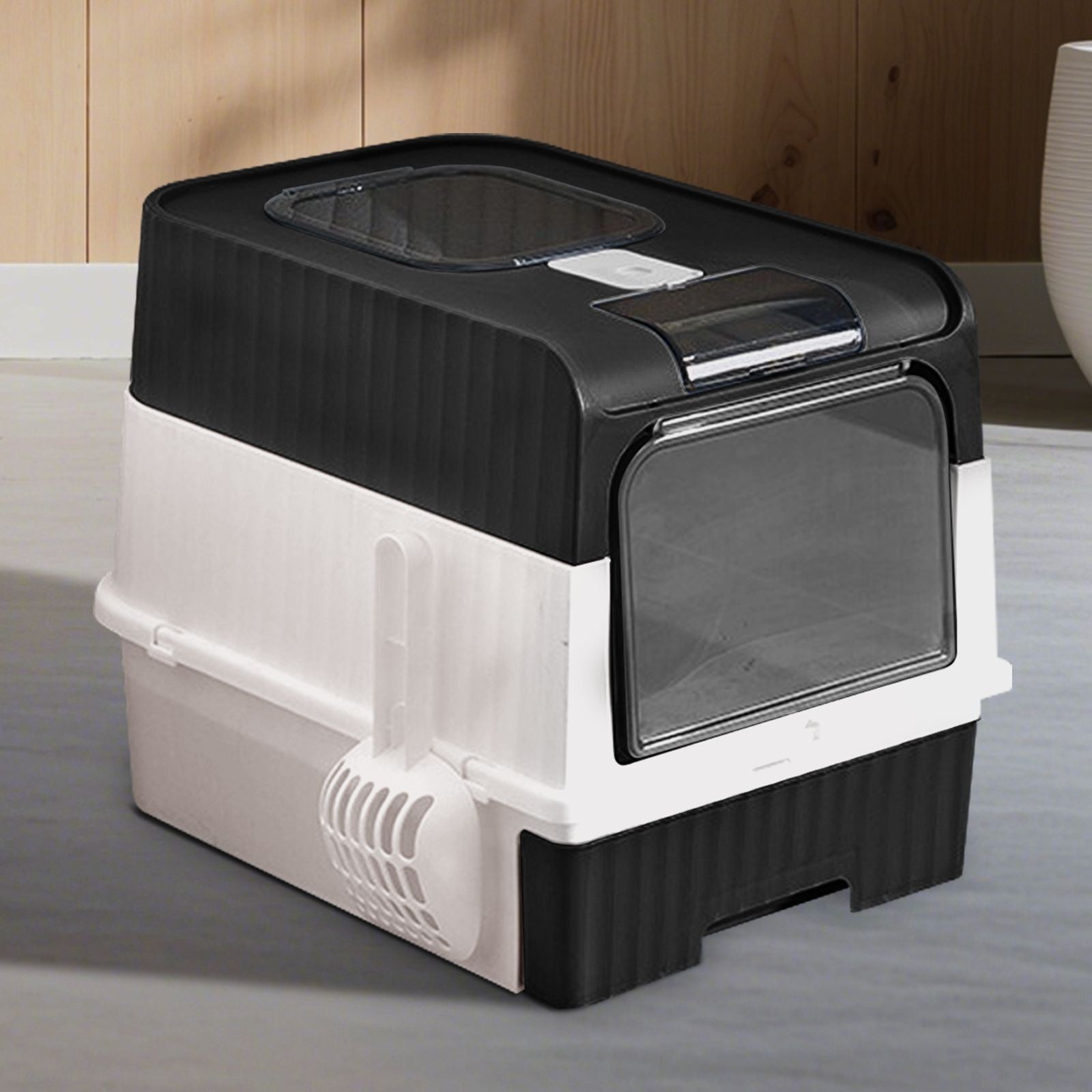 Magic Cube Intelligent Cat Litter Box – Open Design for Easy Access