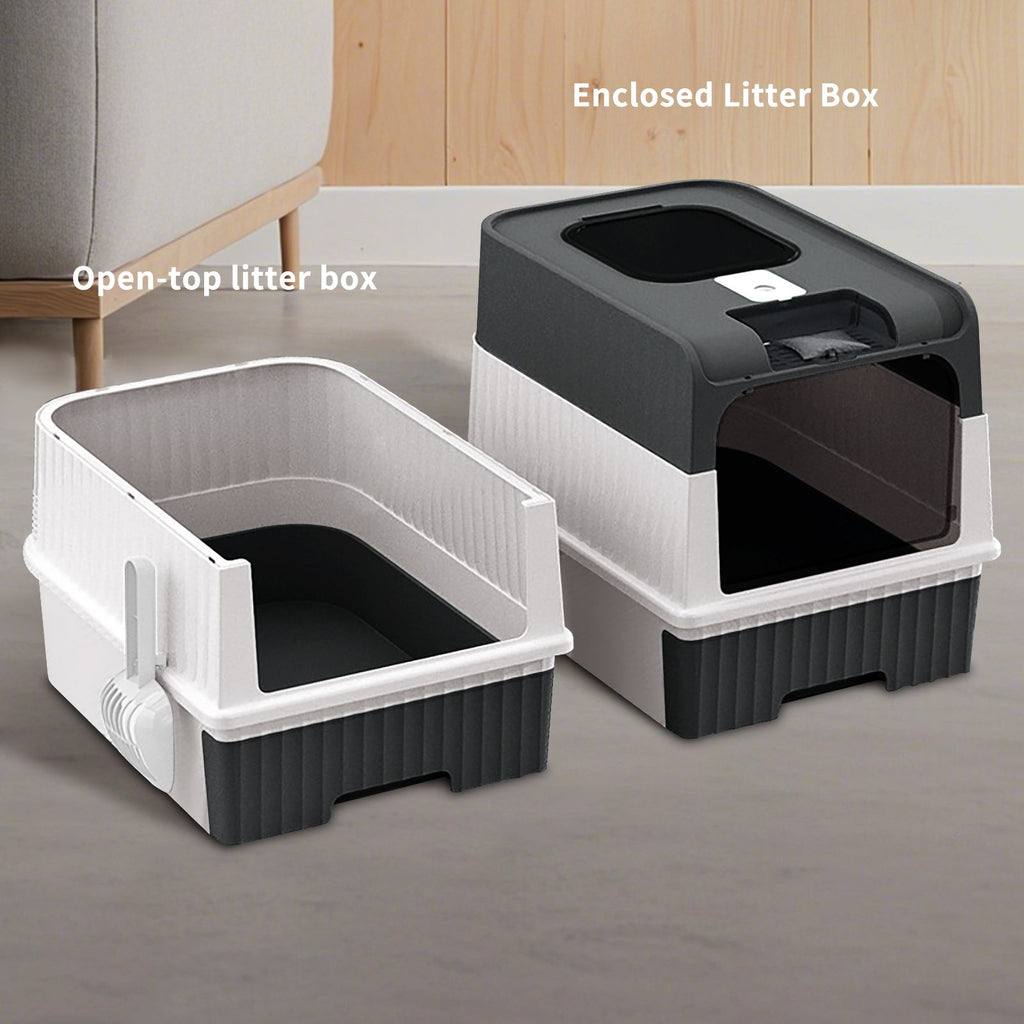 Magic Cube Intelligent Cat Litter Box – Open Design for Easy Access