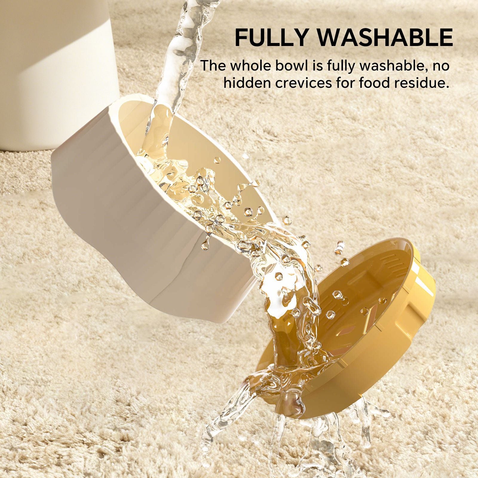Switch Between Fast and Slow Feeding – Dual-Purpose Bowl for Happy, Healthy Pets