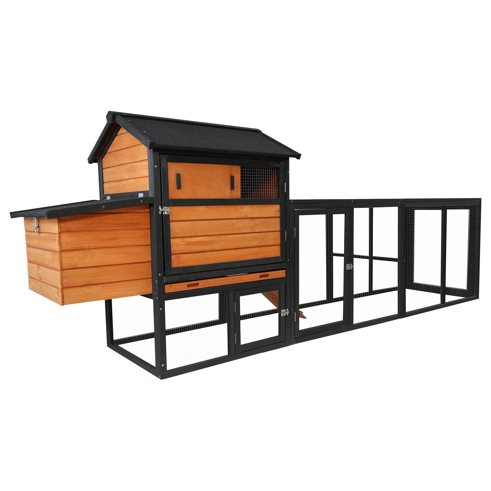 Large furniture-style Chicken Coop with Anti-UV Roof and Predator Defense
