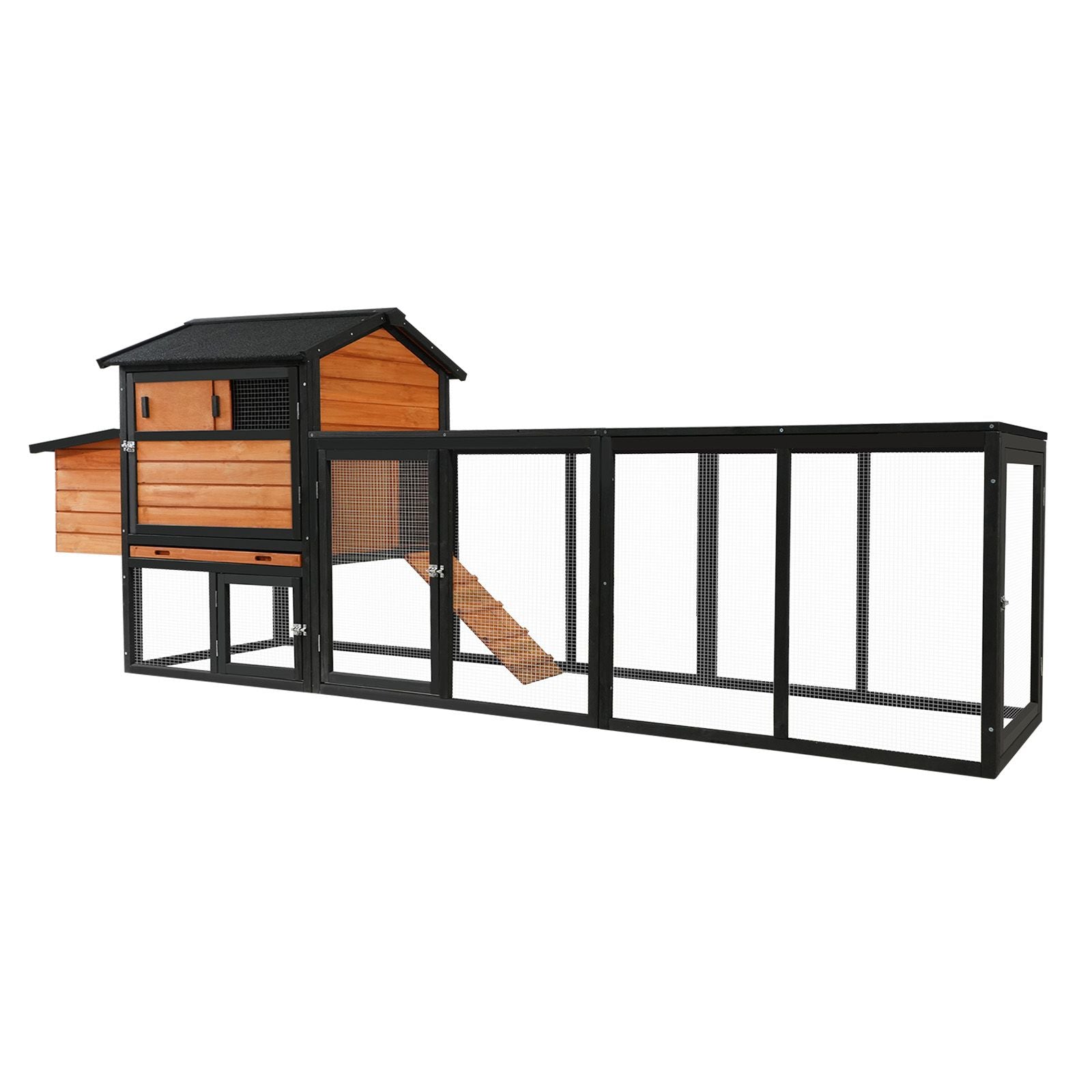 Large furniture-style Chicken Coop with Anti-UV Roof and Predator Defense