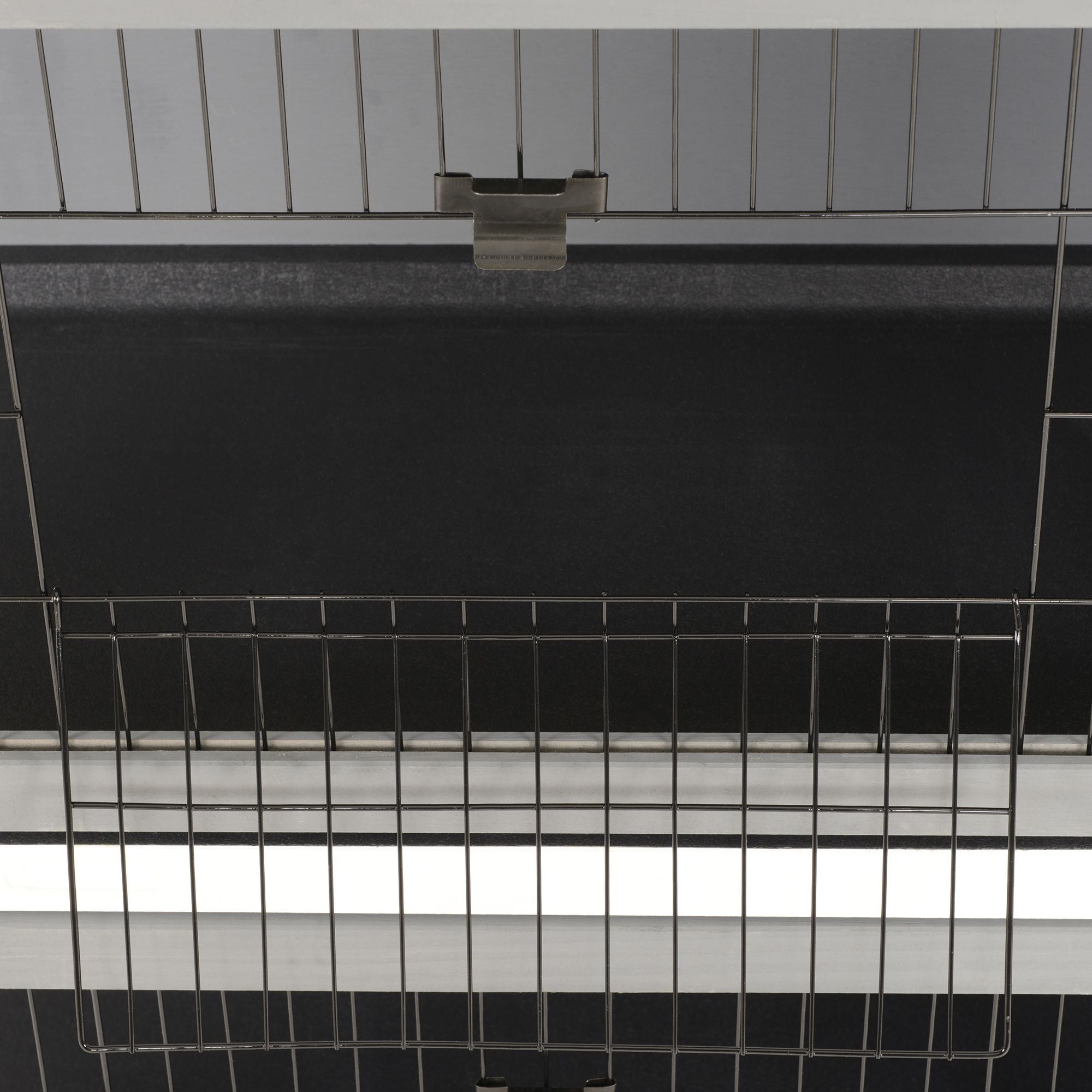 2-in-1 Outdoor Rabbit Hutch with Lockable Doors and water-ready Roof
