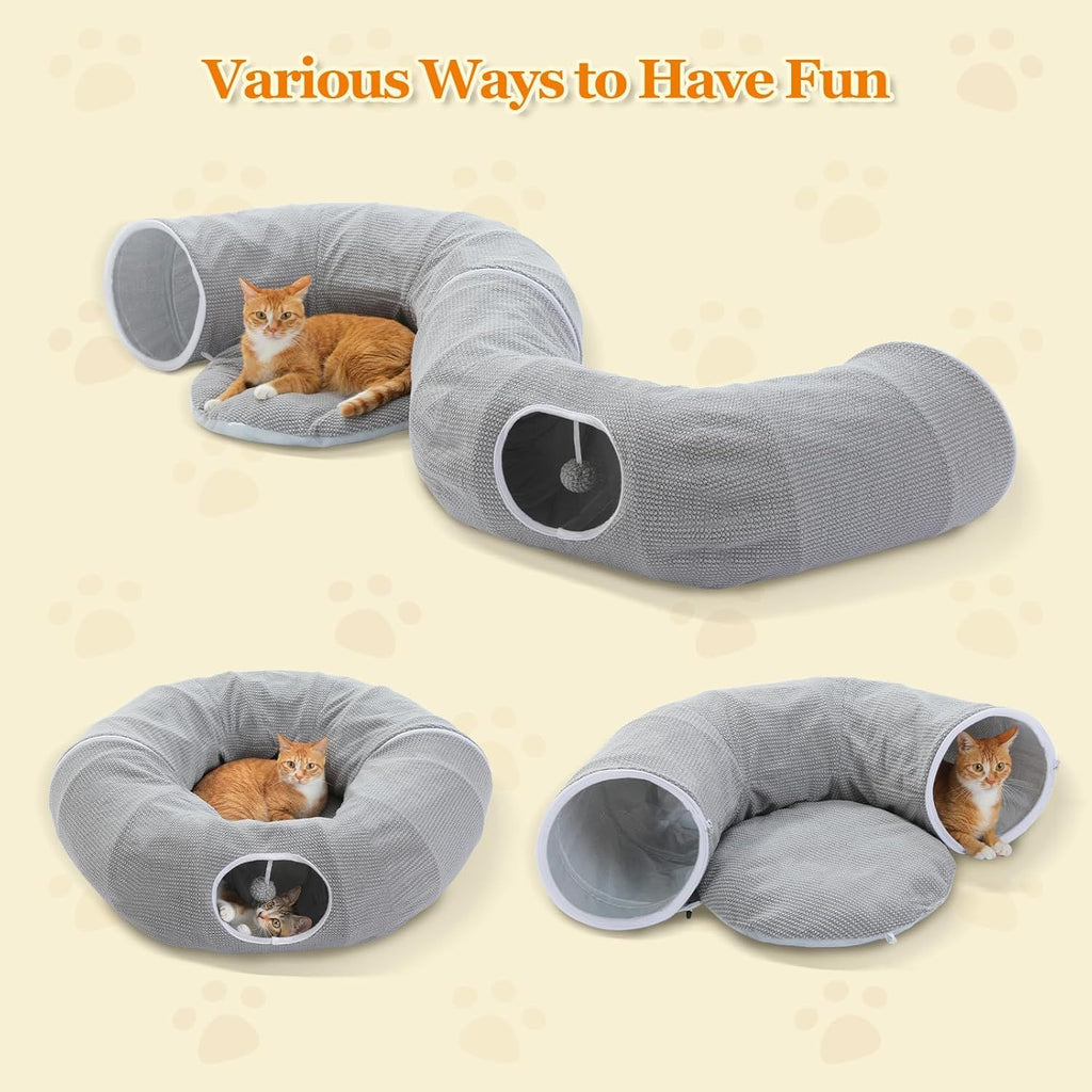Doughnut Tunnel for Indoor Cats and Small Pets