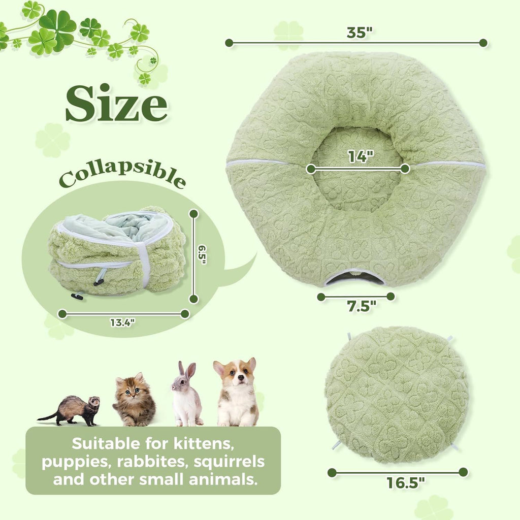 Doughnut Tunnel for Indoor Cats and Small Pets