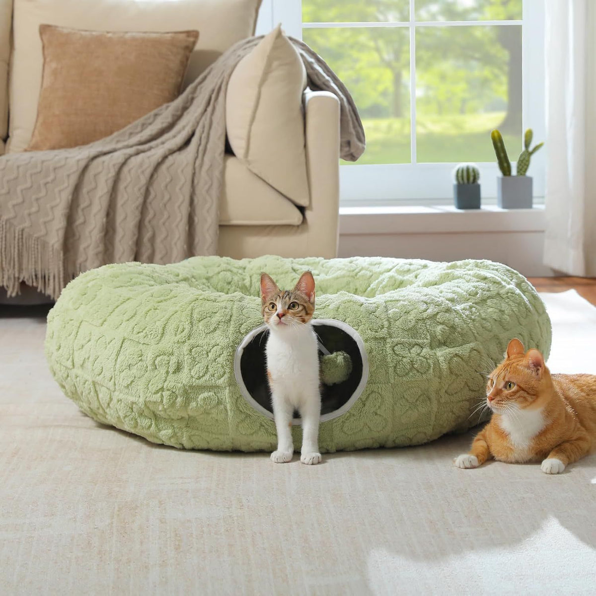 Doughnut Tunnel for Indoor Cats and Small Pets
