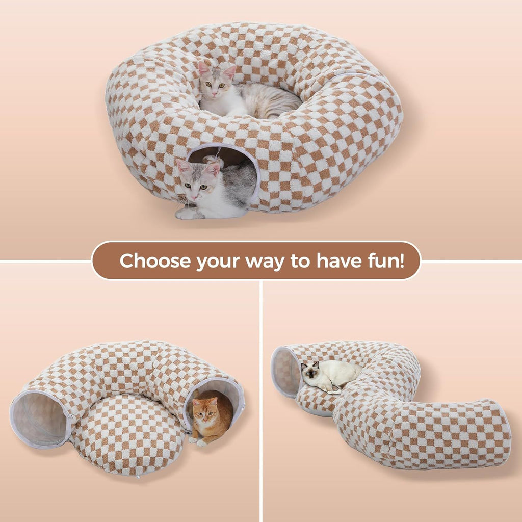 Doughnut Tunnel for Indoor Cats and Small Pets