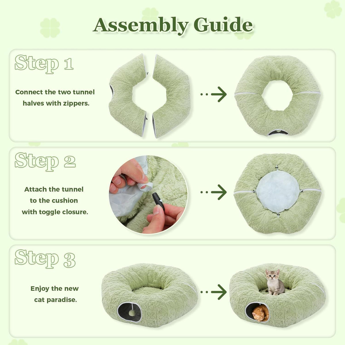 Doughnut Tunnel for Indoor Cats and Small Pets