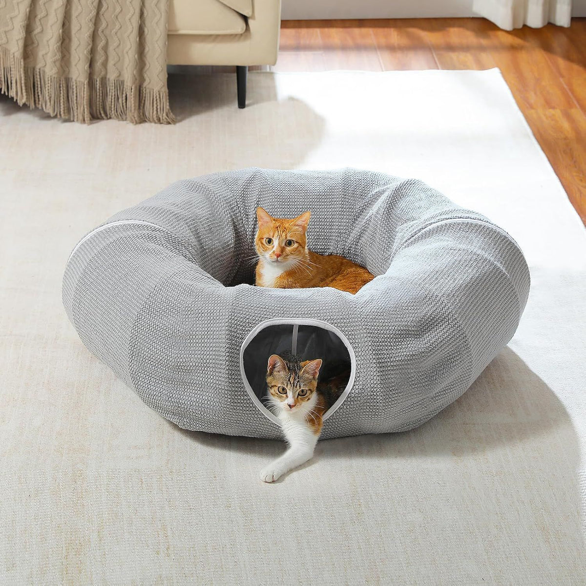 Doughnut Tunnel for Indoor Cats and Small Pets