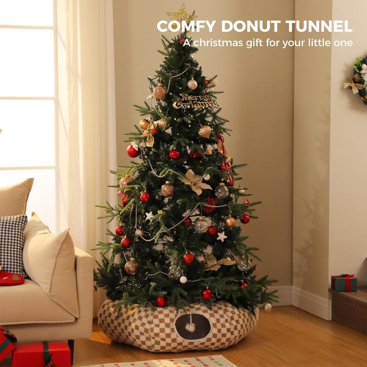 Doughnut Tunnel for Indoor Cats and Small Pets