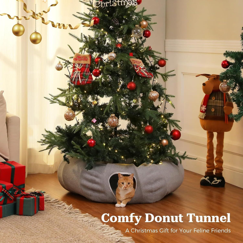 Doughnut Tunnel for Indoor Cats and Small Pets